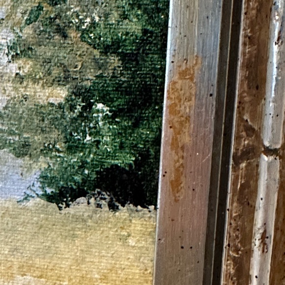 Vintage Oil on Canvas Signed Montrec - Picture 9 of 12